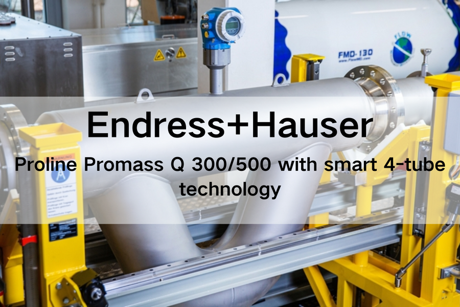 Proline Promass Q 300/500 with smart 4-tube technology