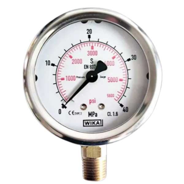 WIKA 213.53 Liquid filled Pressure Gauge