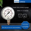 WIKA 111.10 Series Copper Alloy Material Pressure Gauge High Quality Gauges Product