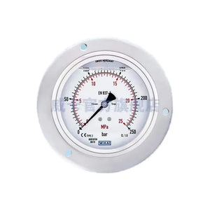 For WIKA EN831-1 Double Digital Back Barometer 213.53.063 Brass Pressure Gauge 100mm Liquid Application Size For Back Barometry