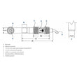 ROSEMOUNT 396PVP pH/ORP Sensor